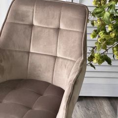 Стул MAVERICK 360 град. поворот. BLUVEL-40 BEIGE/ черный каркас, М-City в Надыме - nadym.mebel24.online | фото 6