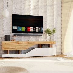 Тумба под ТВ НКМ Дубай секция №4 в Надыме - nadym.mebel24.online | фото 3