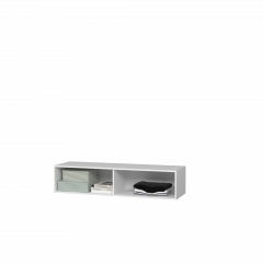 Тумба Подвесная 3 (белый/белый /белый лакобель) в Надыме - nadym.mebel24.online | фото 3