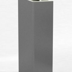 Угловое соединение для цоколя 135 гр. h100 мм (Алюминий, Белый, Черный, Сонома) в Надыме - nadym.mebel24.online | фото
