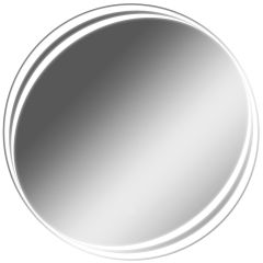 Зеркало Берг 700х700 с подсветкой Домино (GL7055Z) в Надыме - nadym.mebel24.online | фото 1