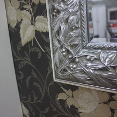 Зеркало большое Тиффани Premium черная/серебро (ТФ/02(П) в Надыме - nadym.mebel24.online | фото 3