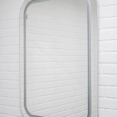 Зеркало Elis 100 white с подсветкой Sansa (SEe1045Z) в Надыме - nadym.mebel24.online | фото 2