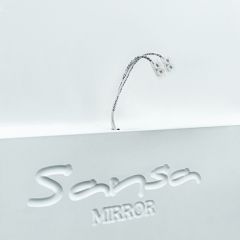 Зеркало Gia 75 white с подсветкой Sansa (SGa1044Z) в Надыме - nadym.mebel24.online | фото 5