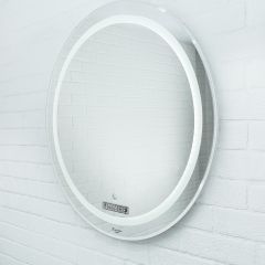 Зеркало Gia 75 white с подсветкой Sansa (SGa1044Z) в Надыме - nadym.mebel24.online | фото 2