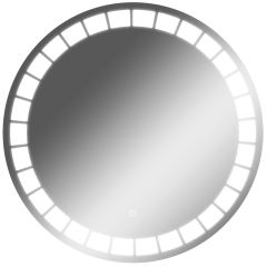 Зеркало Маскат 700х700 с подсветкой Домино (GL7057Z) в Надыме - nadym.mebel24.online | фото 1