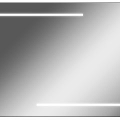 Зеркало Ray 100 black с подсветкой Sansa (SR1035Z) в Надыме - nadym.mebel24.online | фото 1