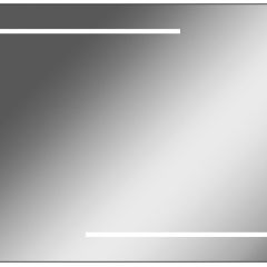 Зеркало Ray 90 black с подсветкой Sansa (SR1036Z) в Надыме - nadym.mebel24.online | фото 1