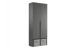 БАСКО Прихожая К7 (графит) в Надыме - nadym.mebel24.online | фото 4