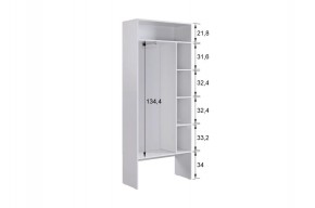 БАСКО Прихожая К7 (графит) в Надыме - nadym.mebel24.online | фото 6
