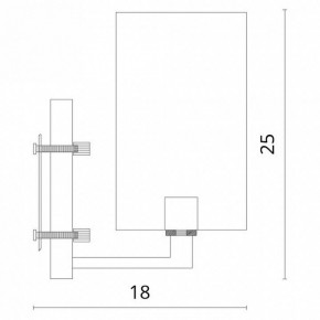 Бра Divinare Porta 5933/01 AP-1 в Надыме - nadym.mebel24.online | фото 3