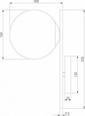 Бра Eurosvet Marbella 60147/1 черный в Надыме - nadym.mebel24.online | фото 2