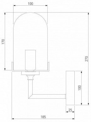 Бра Eurosvet Pluto 60156/1 хром в Надыме - nadym.mebel24.online | фото 2