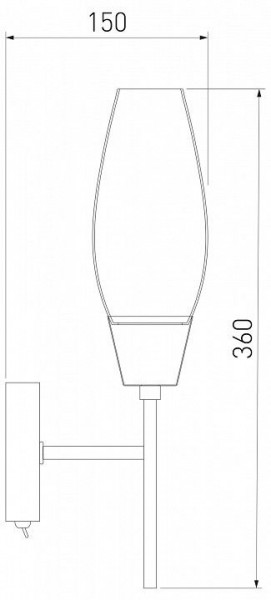 Бра Eurosvet Thalia 60140/1 сатин-никель в Надыме - nadym.mebel24.online | фото 3