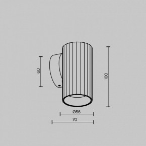 Бра Maytoni Calipso C106WL-01-GU10-B в Надыме - nadym.mebel24.online | фото 6