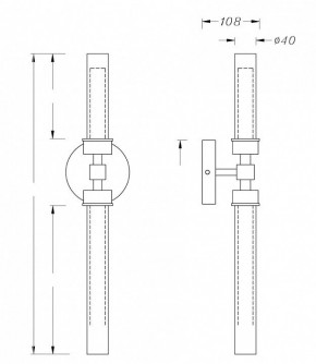 Бра Maytoni Stelo MOD116WL-L7B3K в Надыме - nadym.mebel24.online | фото 3