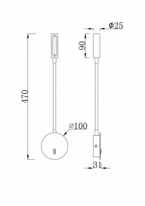 Бра Maytoni Stem C035WL-L3W3K в Надыме - nadym.mebel24.online | фото 6