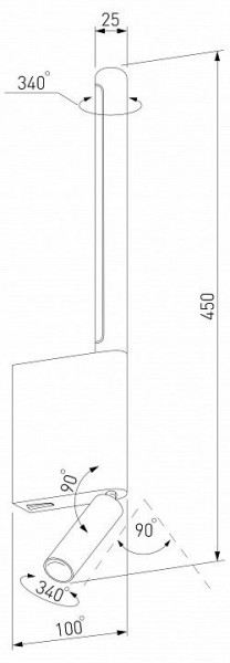 Бра с подсветкой Elektrostandard Sarca a066402 в Надыме - nadym.mebel24.online | фото 4