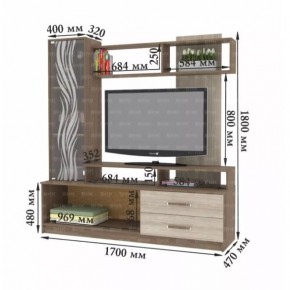 ДАРЬЯ Гостиная (Крафт серый/Крафт белый) в Надыме - nadym.mebel24.online | фото 8
