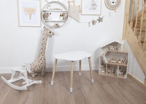Детский стол Rolti Baby «Облачко»  (белый/береза, массив березы/мдф) в Надыме - nadym.mebel24.online | фото