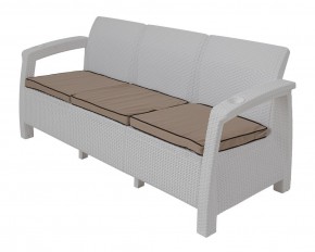 Диван Yalta Premium Sofa 3 Set (Ялта) белый (+подушки под спину) в Надыме - nadym.mebel24.online | фото 1