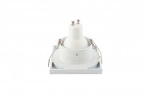 DK3014-WH Встраиваемый светильник влагозащ., IP 44, 50 Вт, GU10, белый, алюминий в Надыме - nadym.mebel24.online | фото 5
