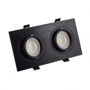 DK3022-BK Встраиваемый светильник, IP 20, 10 Вт, GU5.3, LED, черный, пластик в Надыме - nadym.mebel24.online | фото 1