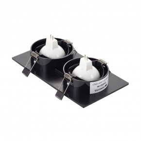 DK3022-BK Встраиваемый светильник, IP 20, 10 Вт, GU5.3, LED, черный, пластик в Надыме - nadym.mebel24.online | фото 3