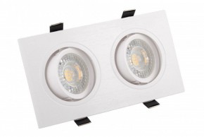 DK3022-WH Встраиваемый светильник, IP 20, 10 Вт, GU5.3, LED, белый, пластик в Надыме - nadym.mebel24.online | фото 1