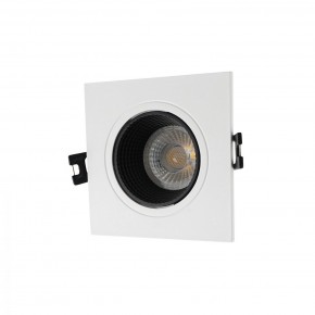 DK3071-WH+BK Встраиваемый светильник, IP 20, 10 Вт, GU5.3, LED, белый/черный, пластик в Надыме - nadym.mebel24.online | фото