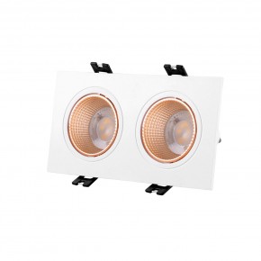 DK3072-WBR Встраиваемый светильник, IP 20, 10 Вт, GU5.3, LED, белый/бронзовый, пластик в Надыме - nadym.mebel24.online | фото 1