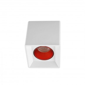 DK3080-WH+RD Светильник накладной IP 20, 10 Вт, GU5.3, LED, белый/красный, пластик в Надыме - nadym.mebel24.online | фото 1