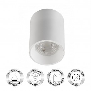 DK3110-WH Светильник накладной IP 20, 10 Вт, GU5.3, LED, белый, пластик в Надыме - nadym.mebel24.online | фото 1