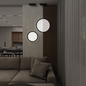 DK6606-BK Подвесной вертикальный светильник Veil со светодиодом H1700 d600 220V 48W 3000-6000K IP20 черный алюминий в Надыме - nadym.mebel24.online | фото 7