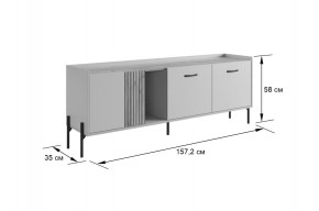ДОМИНИКА Гостиная (модульная) кашемир/дуб крафт золотой в Надыме - nadym.mebel24.online | фото 2