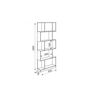 Дуглас (подростковая) М05 Стеллаж в Надыме - nadym.mebel24.online | фото 2