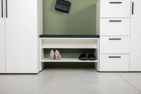 ЭЙР прихожая (модульная) Белый Шагрень в Надыме - nadym.mebel24.online | фото 23