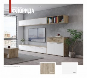 ФЛОРИДА Гостиная (модульная) дуб серый/белый в Надыме - nadym.mebel24.online | фото