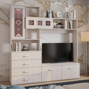 Гостиная Белла (модульная) ясень белый в Надыме - nadym.mebel24.online | фото 15