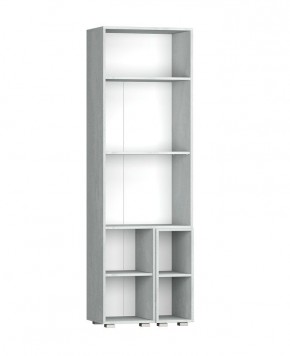 Гостиная Эльза (модульная) Бетонный Камень/Белый в Надыме - nadym.mebel24.online | фото 10