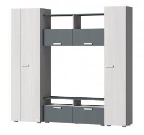 Гостиная Эмми (Анкор светлый/Графит) в Надыме - nadym.mebel24.online | фото 2