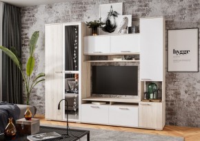 Гостиная Лукас (Сонома/Белый) в Надыме - nadym.mebel24.online | фото