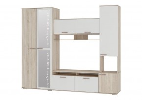 Гостиная Лукас (Сонома/Белый) в Надыме - nadym.mebel24.online | фото 2