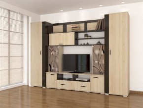 Гостиная Оскар-18-2 дуб сонома-венге в Надыме - nadym.mebel24.online | фото