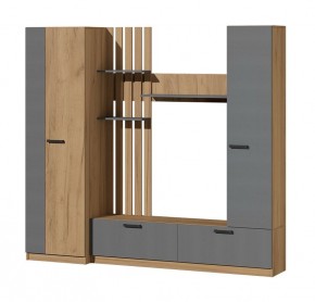Гостиная Юджи (Дуб Крафт золотой/Графит) в Надыме - nadym.mebel24.online | фото 2
