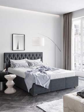 Интерьерная Кровать Октавия Серый 1400x2000 в Надыме - nadym.mebel24.online | фото