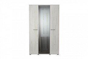 ИТАЛИЯ ШК-1300 Шкаф 3дв с зеркалом (дуб крафт белый) в Надыме - nadym.mebel24.online | фото 1