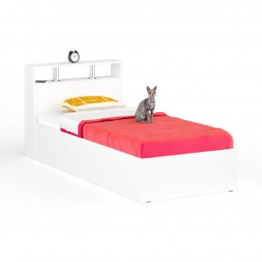 Камелия Кровать 0900, цвет белый, ШхГхВ 93,5х217х78,2 см., сп.м. 900х2000 мм., без матраса, основание есть в Надыме - nadym.mebel24.online | фото 2