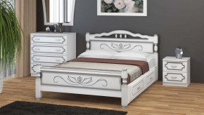КАРИНА-5 Кровать из массива 1200 с 2-мя ящиками в Надыме - nadym.mebel24.online | фото 1