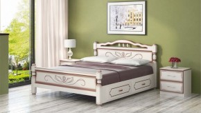 КАРИНА-5 Кровать из массива 1200 с 2-мя ящиками в Надыме - nadym.mebel24.online | фото 2